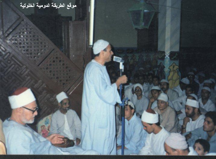 88الشيخ الحسيني يخطب في حضور سيدنا الشيخ حسين معوض وسيدنا الشيخ عبد الوهاب